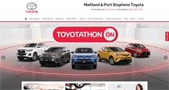 Desktop Screenshot of maitlandtoyota.com.au