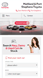 Mobile Screenshot of maitlandtoyota.com.au